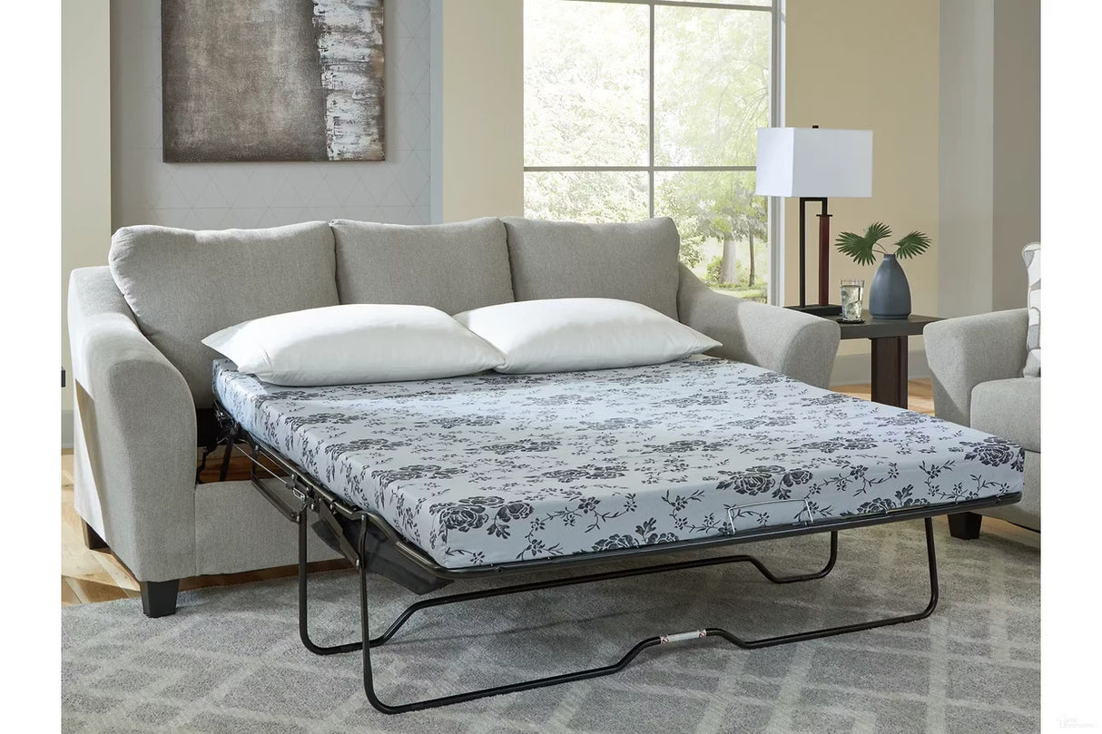 Willarae Taupe Queen Sofa Sleeper by Ashley at Eve Furniture