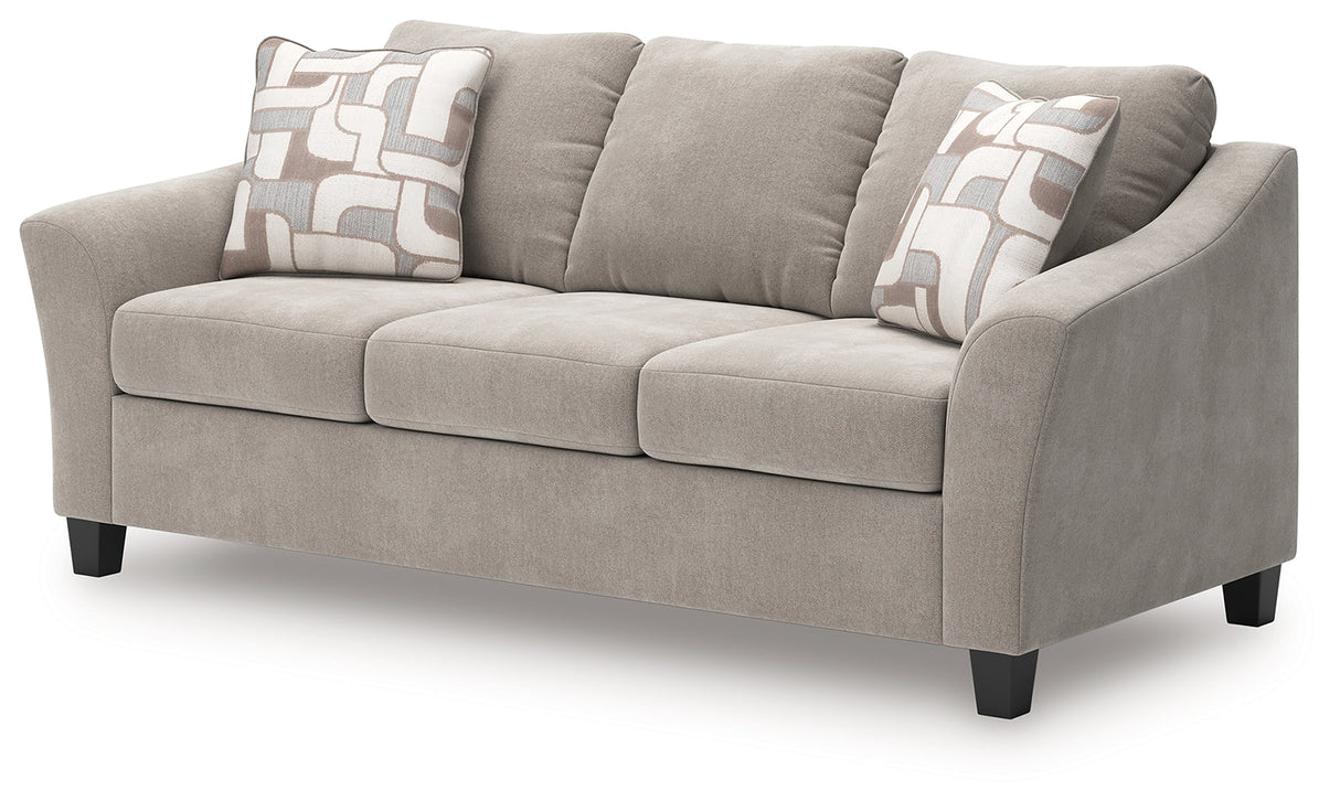 Willarae Taupe Queen Sofa Sleeper by Ashley at Eve Furniture