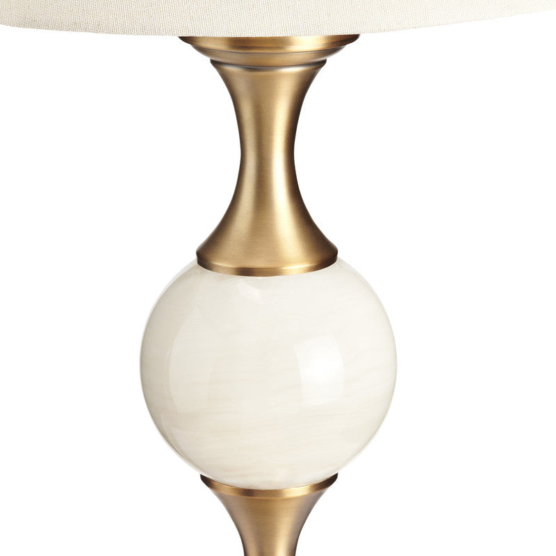 Willenhall White/Gold Table Lamp (Set of 2) by Crestview at Eve Furniture