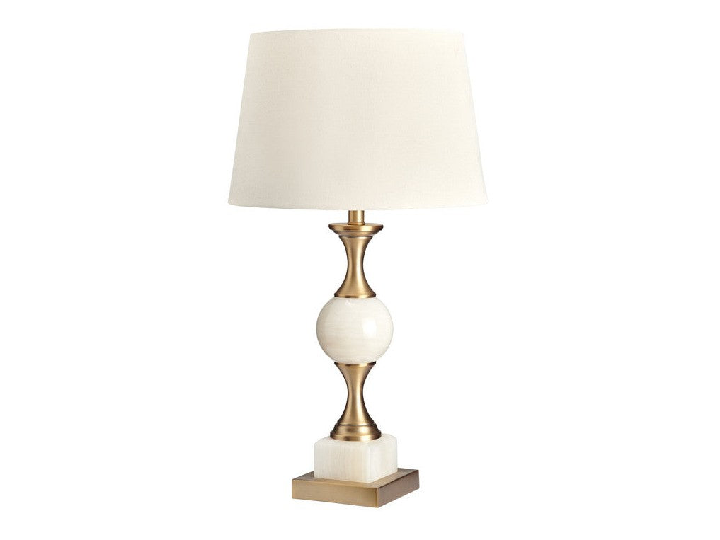 Willenhall White/Gold Table Lamp (Set of 2) by Crestview at Eve Furniture