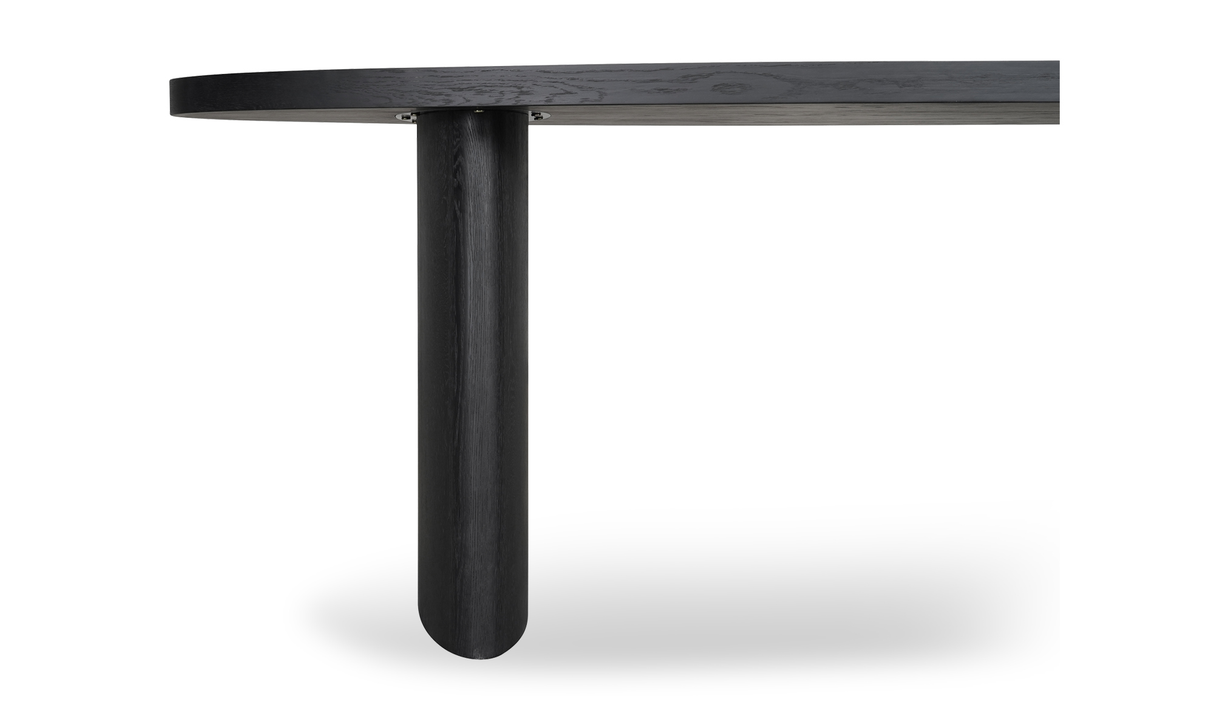 William Dining Table Black by Moe's Home at Eve Furniture