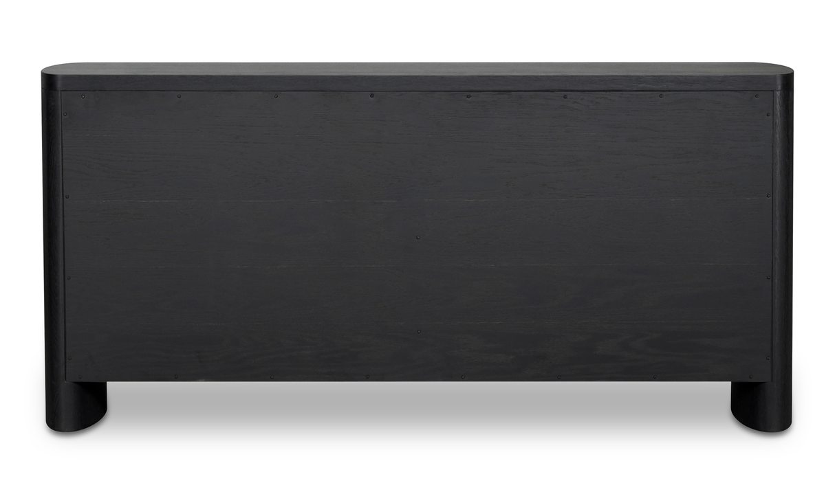William Sideboard Black by Moe's Home at Eve Furniture