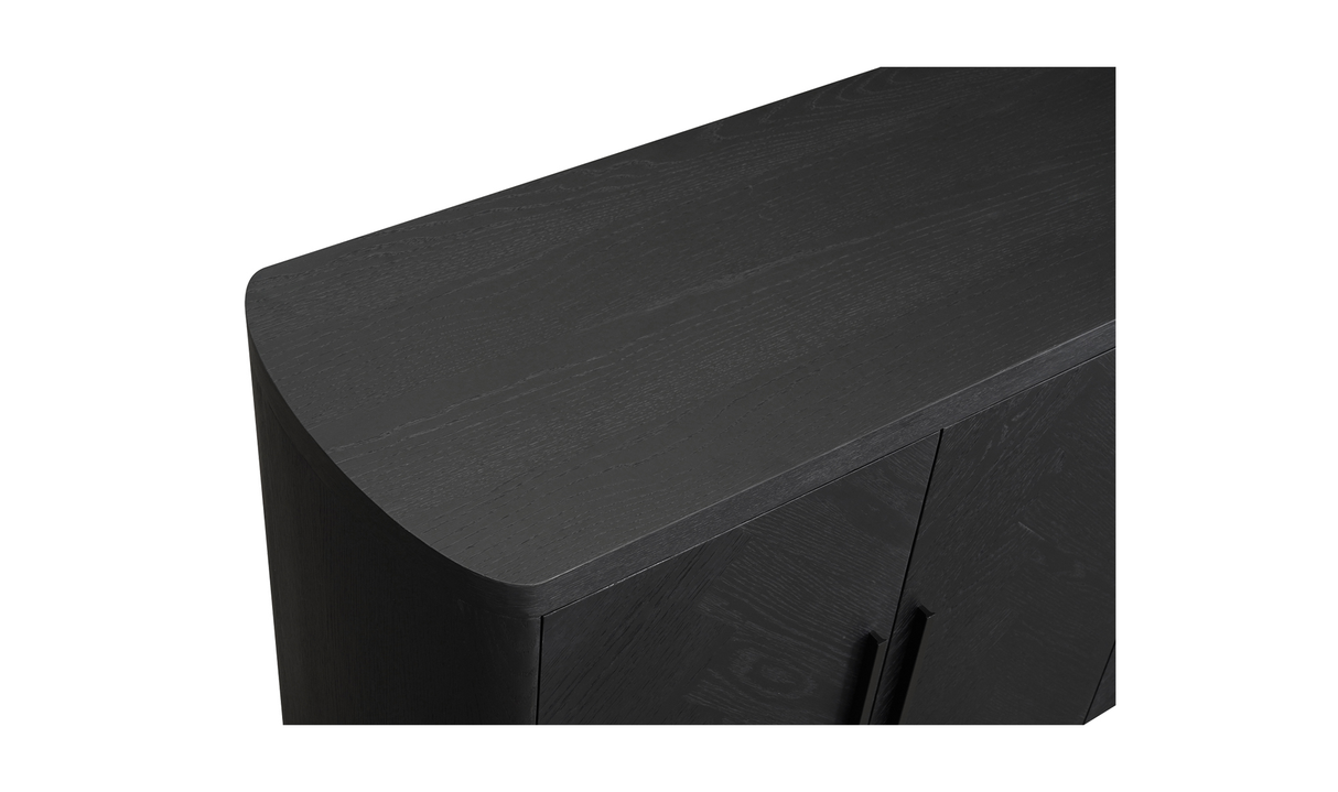 William Sideboard Black by Moe's Home at Eve Furniture