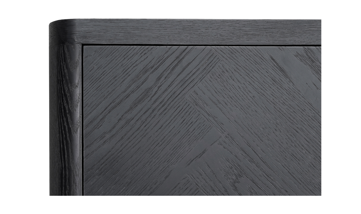 William Sideboard Black by Moe's Home at Eve Furniture