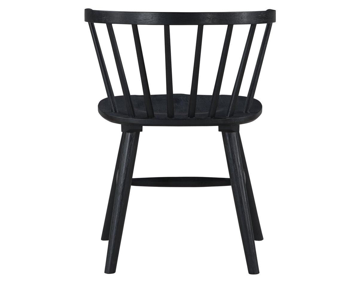 Willow Black Round Dining Room Set by Steve Silver at Eve Furniture