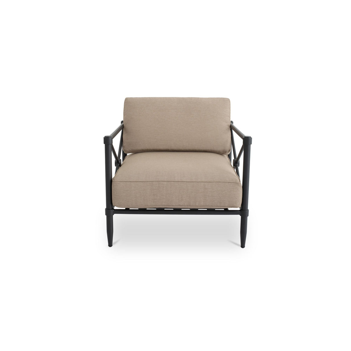 Willow Light Brown Outdoor Accent Chair by Moe's Home at Eve Furniture