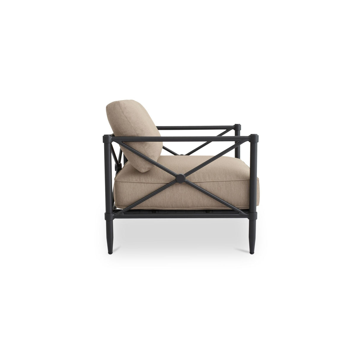 Willow Light Brown Outdoor Accent Chair by Moe's Home at Eve Furniture