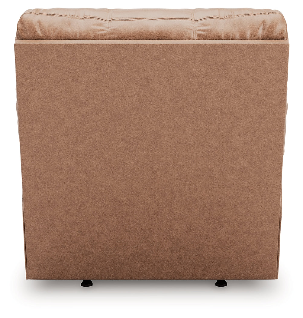 WillowBend Caramel Manual Recliner by Ashley at Eve Furniture