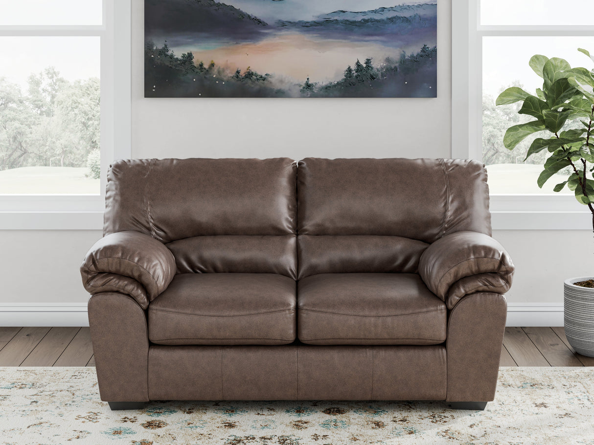 WillowBend Umber Loveseat by Ashley at Eve Furniture
