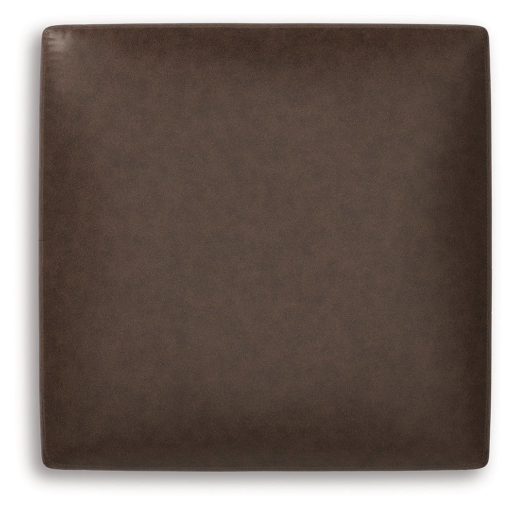WillowBend Umber Oversized Accent Ottoman by Ashley at Eve Furniture