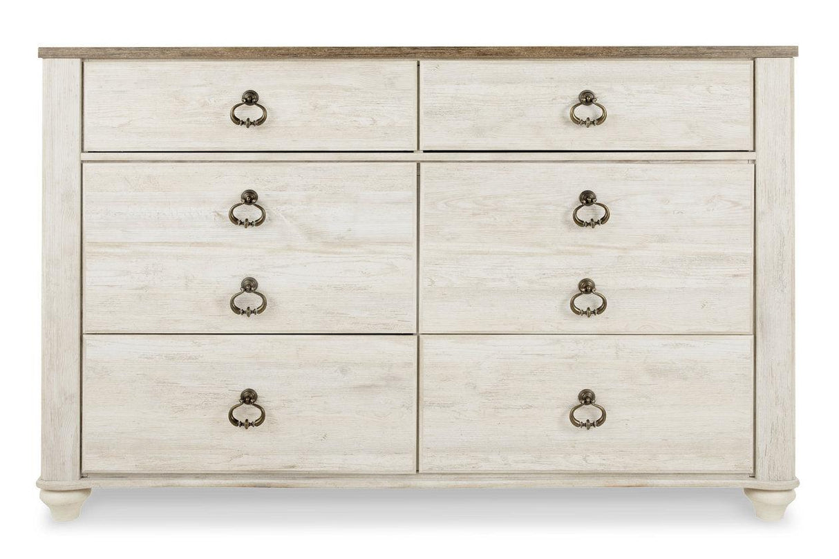 Willowton Two-tone Dresser by Ashley at Eve Furniture