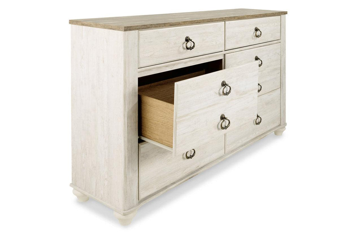 Willowton Two-tone Dresser by Ashley at Eve Furniture