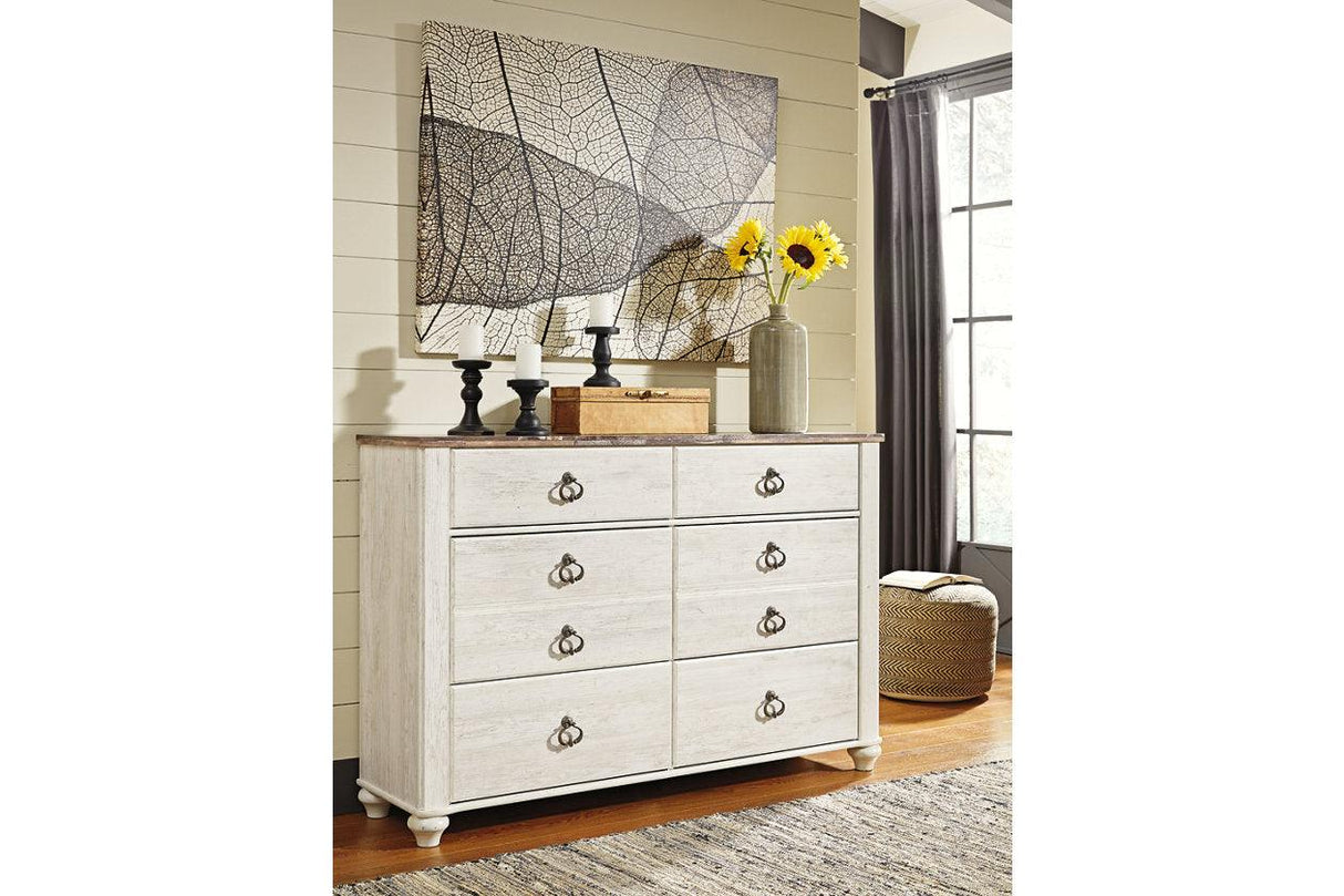 Willowton Two-tone Dresser by Ashley at Eve Furniture