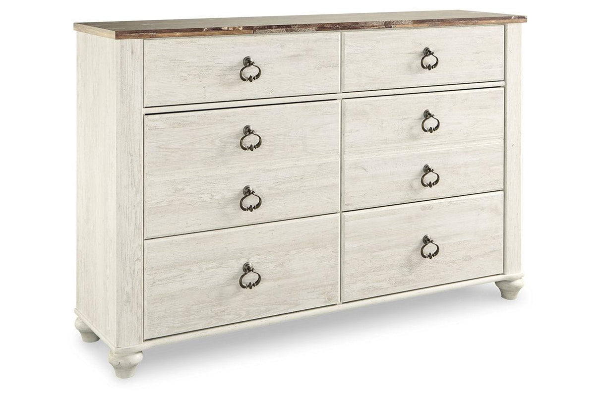 Willowton Two-tone Dresser by Ashley at Eve Furniture