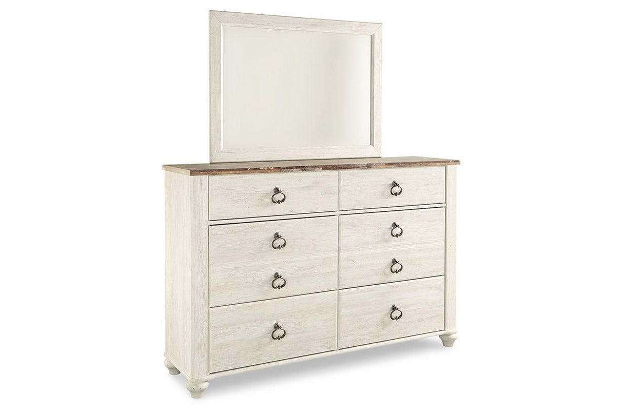 Willowton Two-tone Dresser by Ashley at Eve Furniture