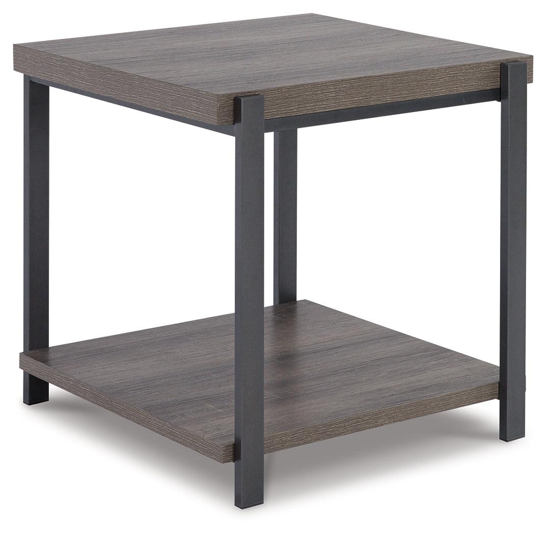 Wilmaden Gray/Black Table by Ashley at Eve Furniture