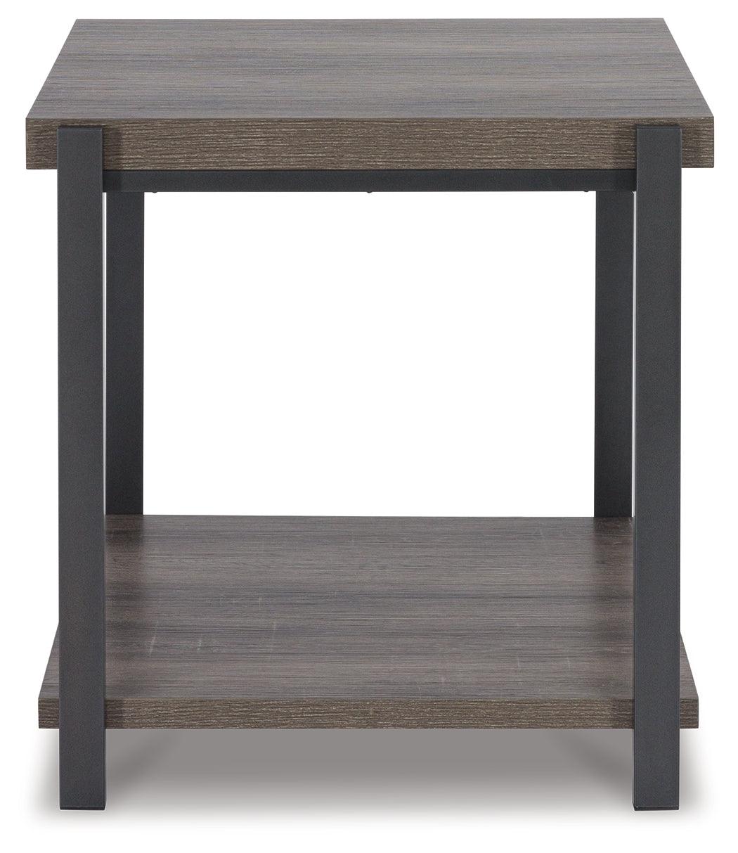 Wilmaden Gray/Black Table by Ashley at Eve Furniture