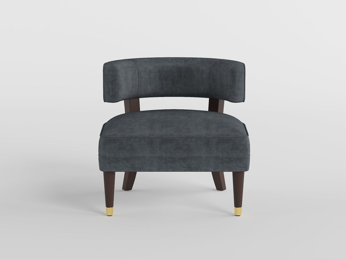 Wilson Dark Gray Accent Chair by Homelegance at Eve Furniture