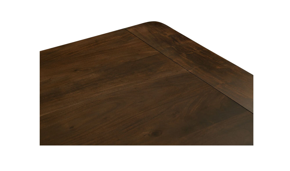 Wilson Dining Table Large Warm Brown by Moe's Home at Eve Furniture