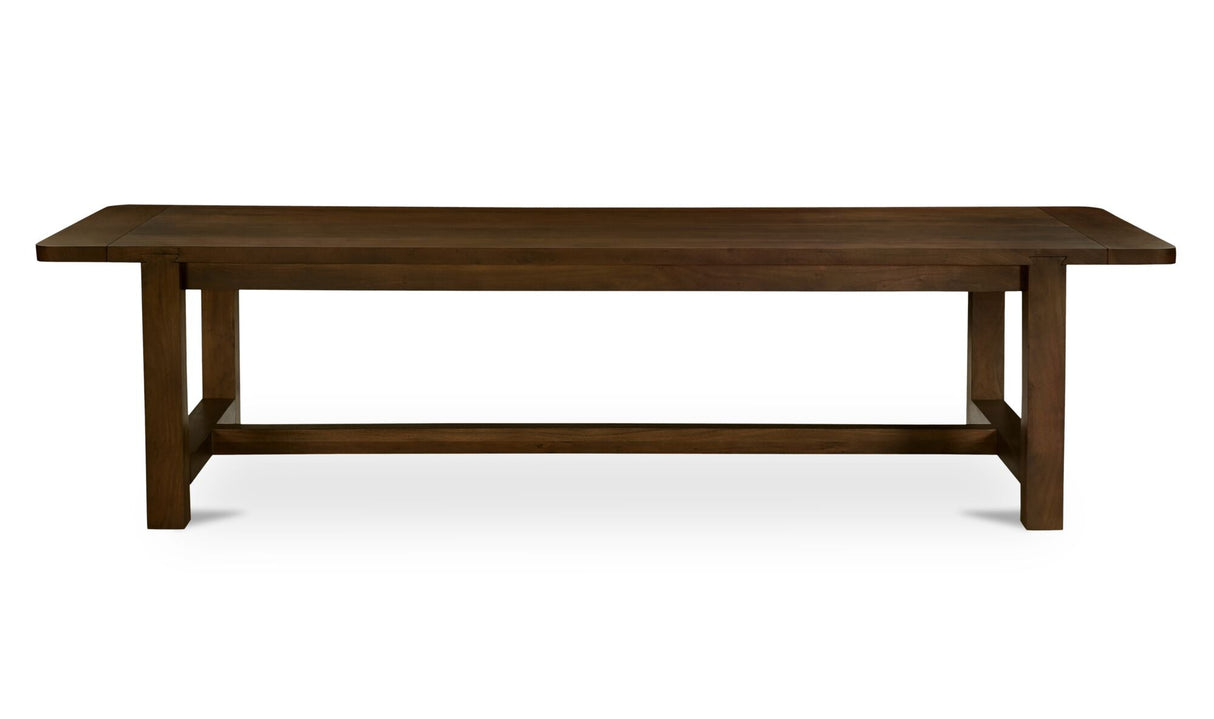 Wilson Dining Table Large Warm Brown by Moe's Home at Eve Furniture