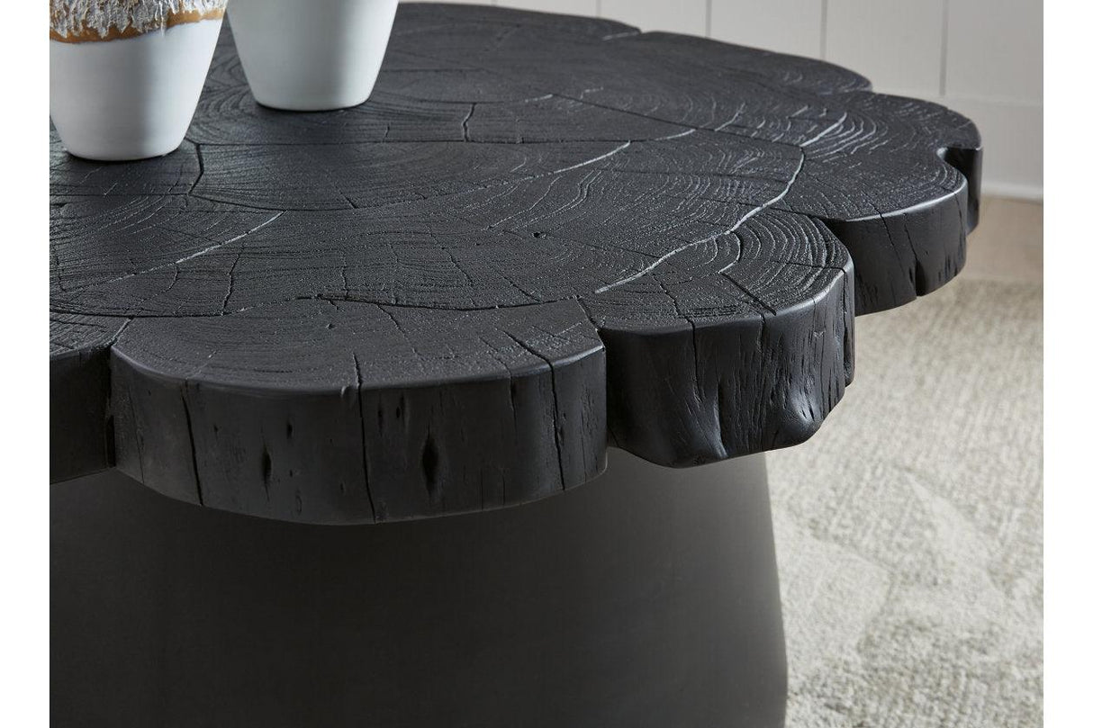 Wimbell Black Coffee Table and 2 End Tables by Ashley at Eve Furniture