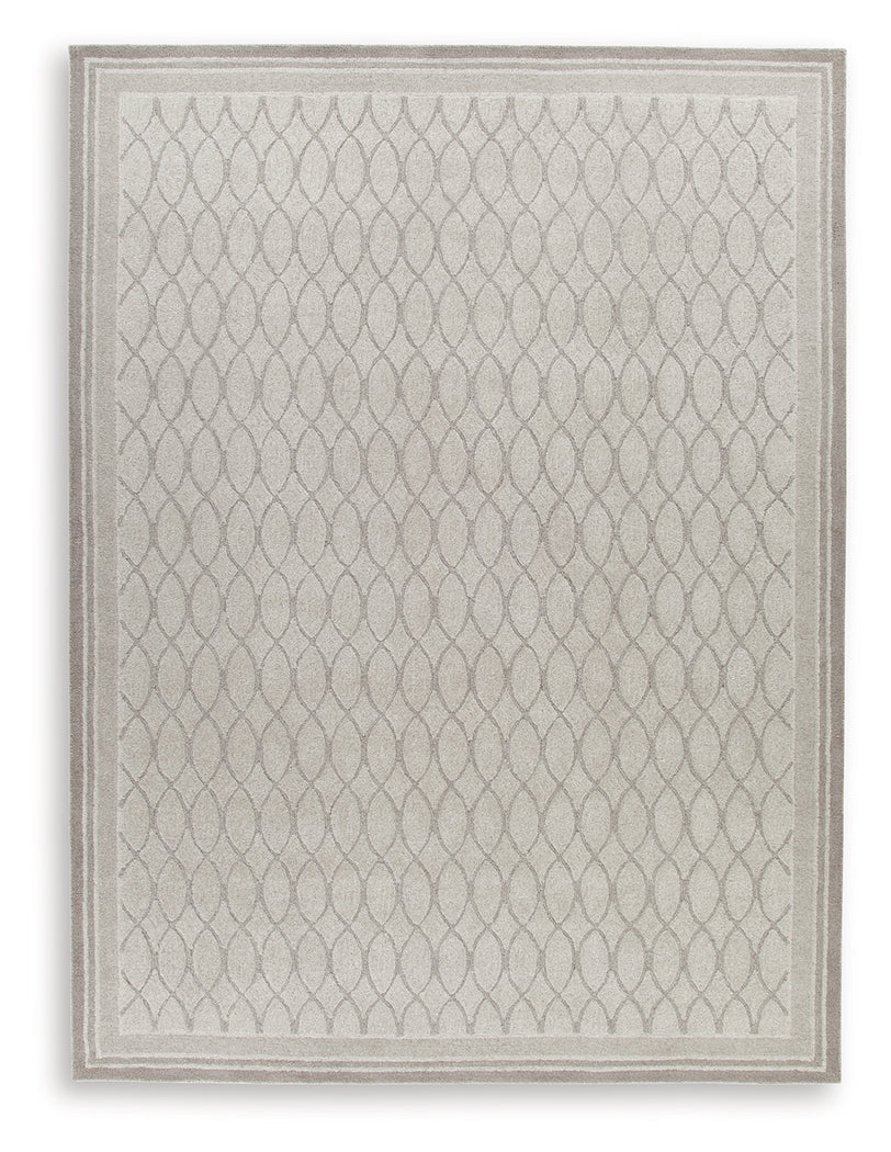 Wimney Gray Extra Large Rug by ASHLEY FURNITURE at Eve Furniture