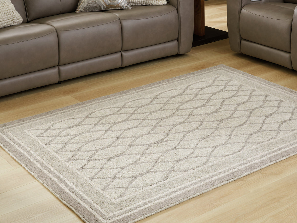 Wimney Gray Medium Rug by Ashley at Eve Furniture
