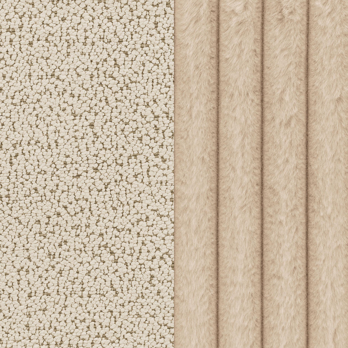 Winchester Boucle Upholstered Chair and a Half Sand Pebble by Coaster at Eve Furniture