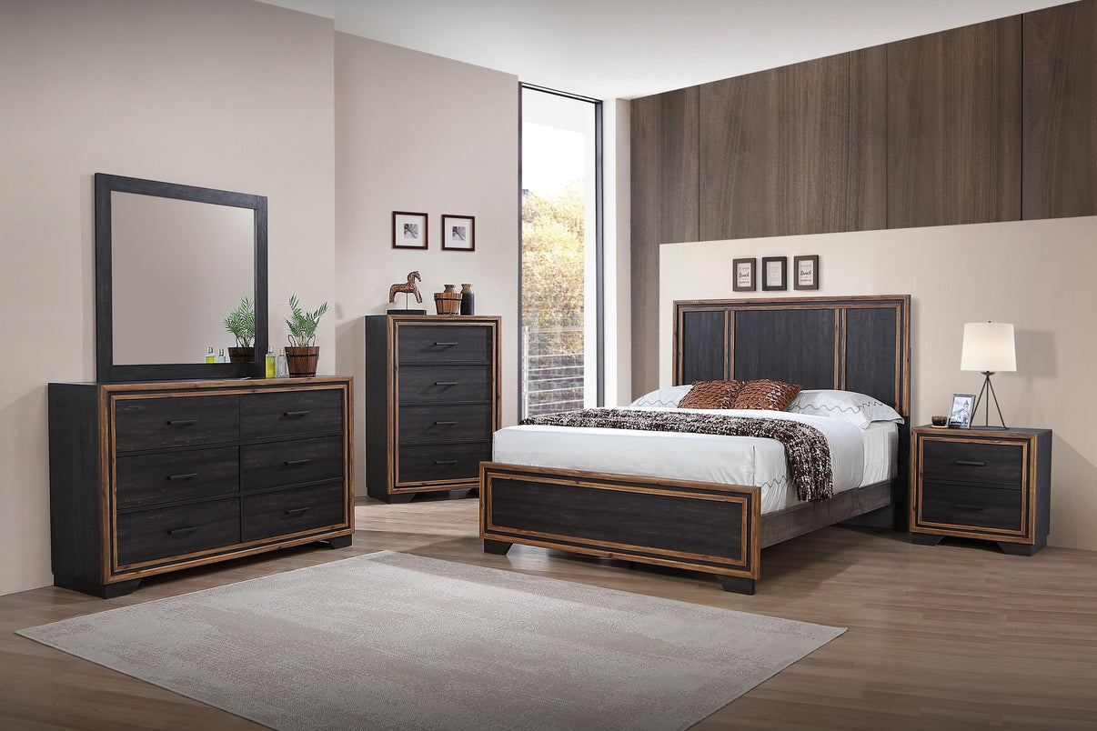 Windsor Black Bedroom Set by New Era Innovations at Eve Furniture