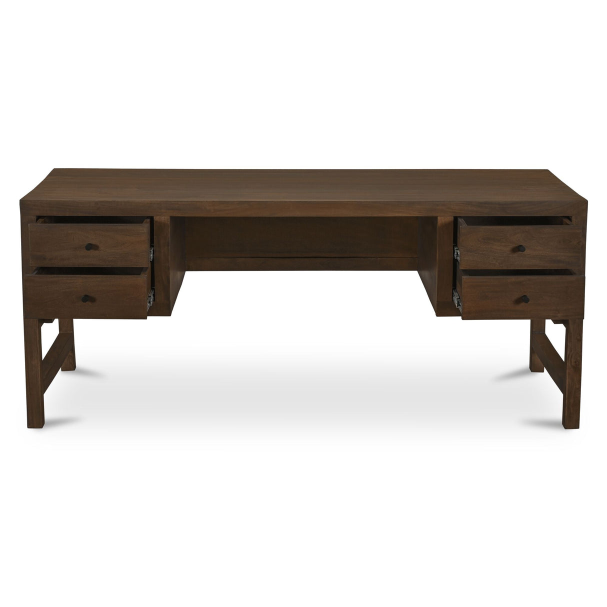 Windsor Dark Brown Desk by Moe's Home at Eve Furniture