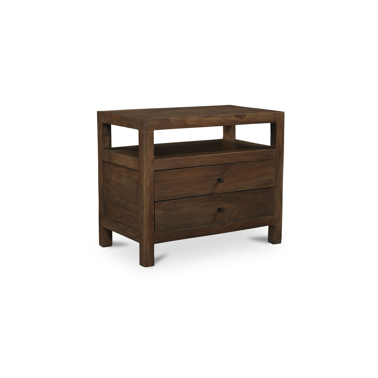 Windsor Dark Brown Nightstand by Moe's Home at Eve Furniture