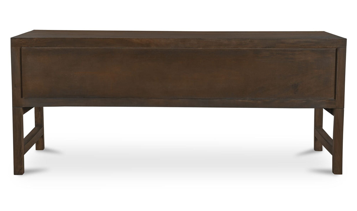 Windsor Desk Dark Brown by Moe's Home at Eve Furniture
