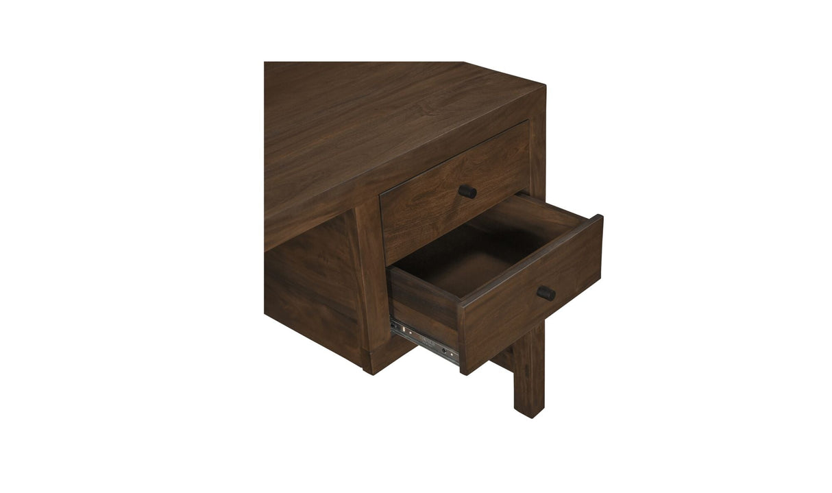 Windsor Desk Dark Brown by Moe's Home at Eve Furniture