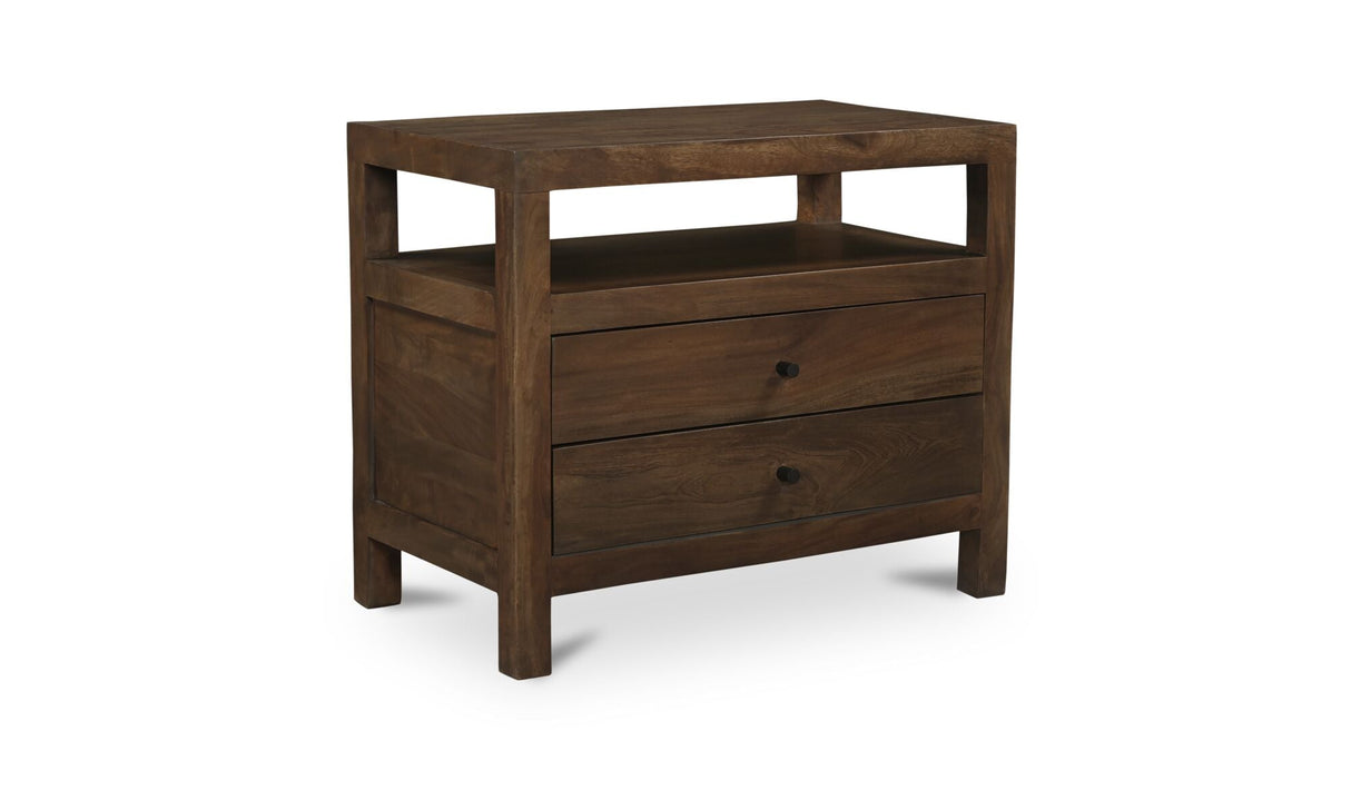 Windsor Nightstand Dark Brown by Moe's Home at Eve Furniture