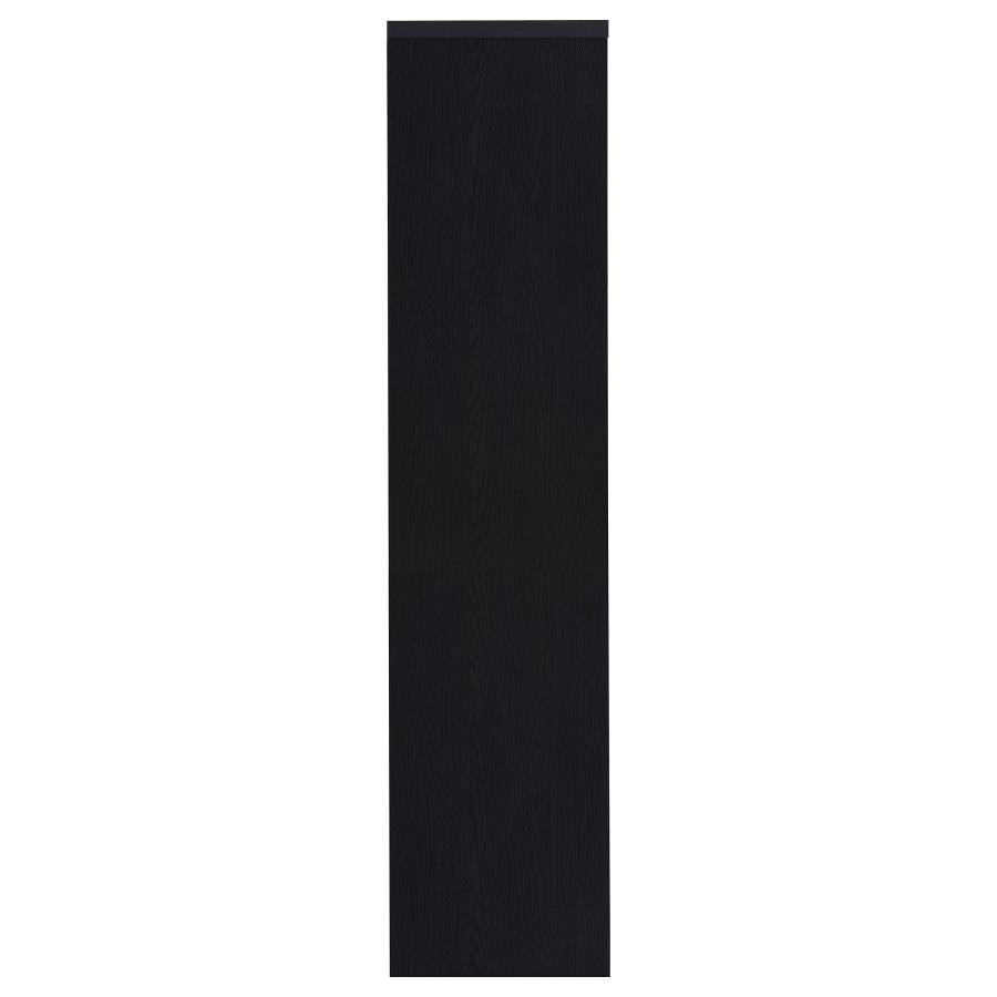 Winfield Black 3-shelf Media Tower Entertainment Pier