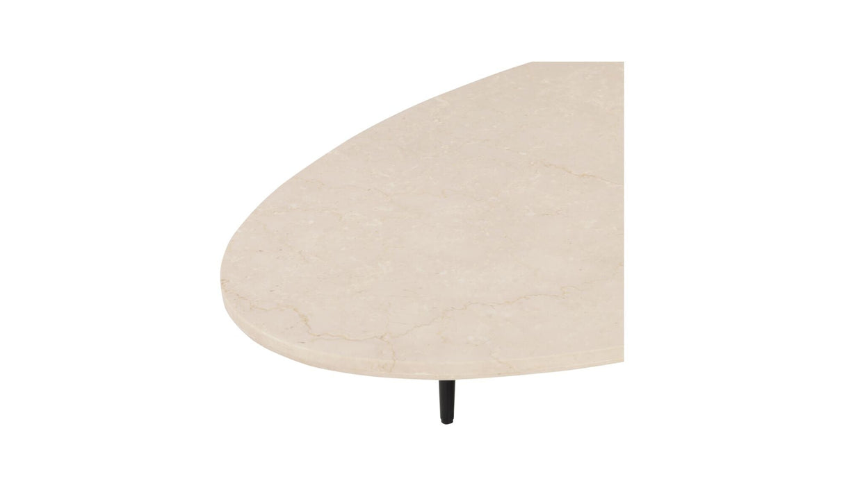Winona Coffee Table Botticino Beige Marble by Moe's Home at Eve Furniture