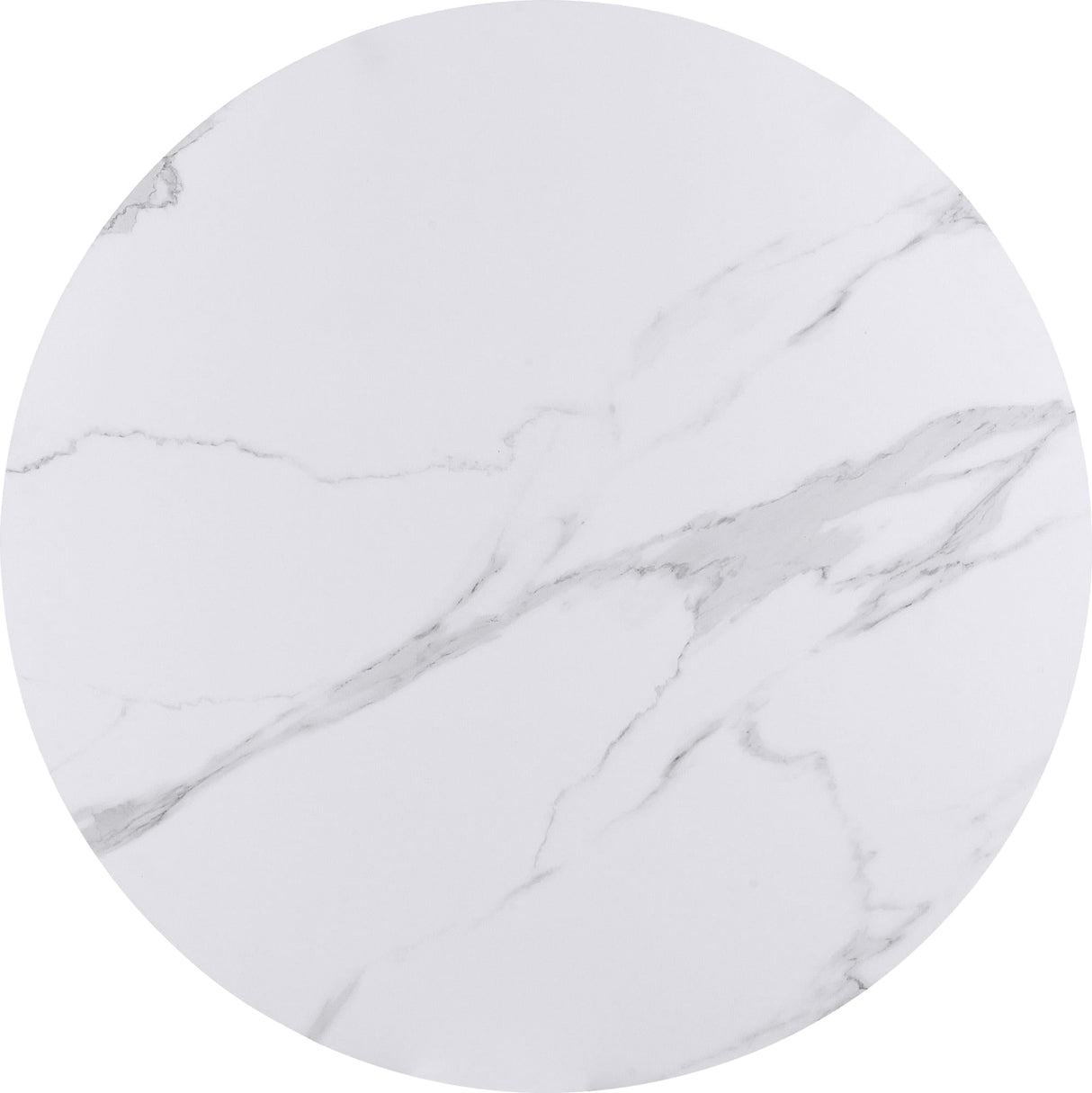 Winston Oat Milk/Champagne Stone Top Metal Base Round Dining Table by Modus Furniture at Eve Furniture