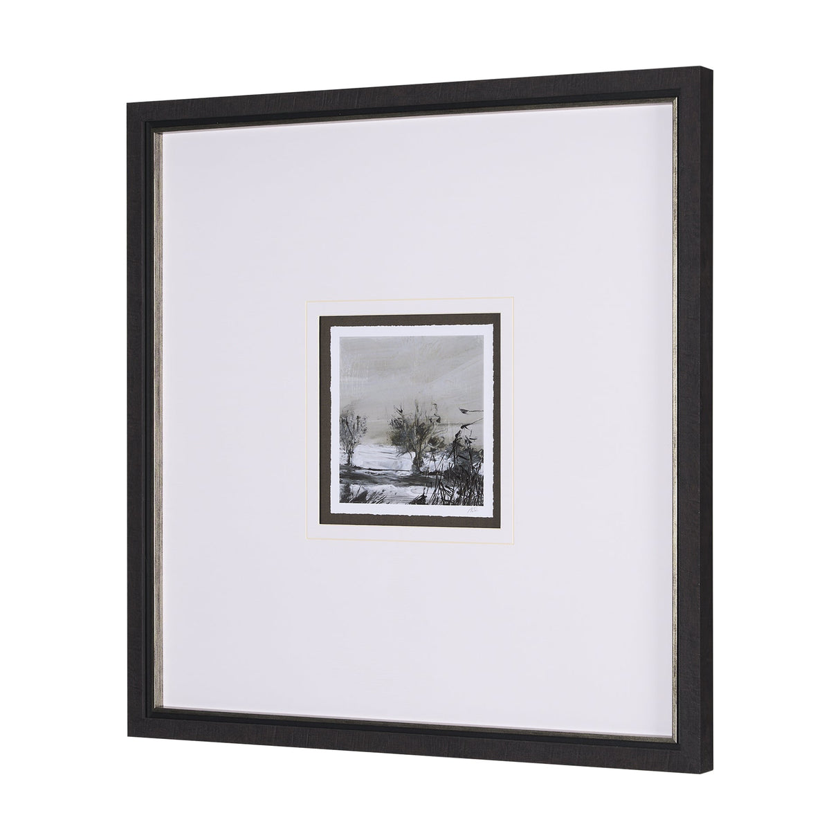 Winter Day IV by Mercana Studio a Hand Embellished Textured Framed Art Print Matted under Glass by Mercana at Eve Furniture