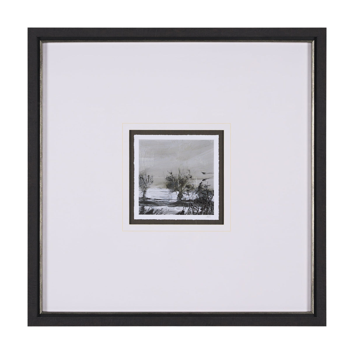 Winter Day IV by Mercana Studio a Hand Embellished Textured Framed Art Print Matted under Glass by Mercana at Eve Furniture