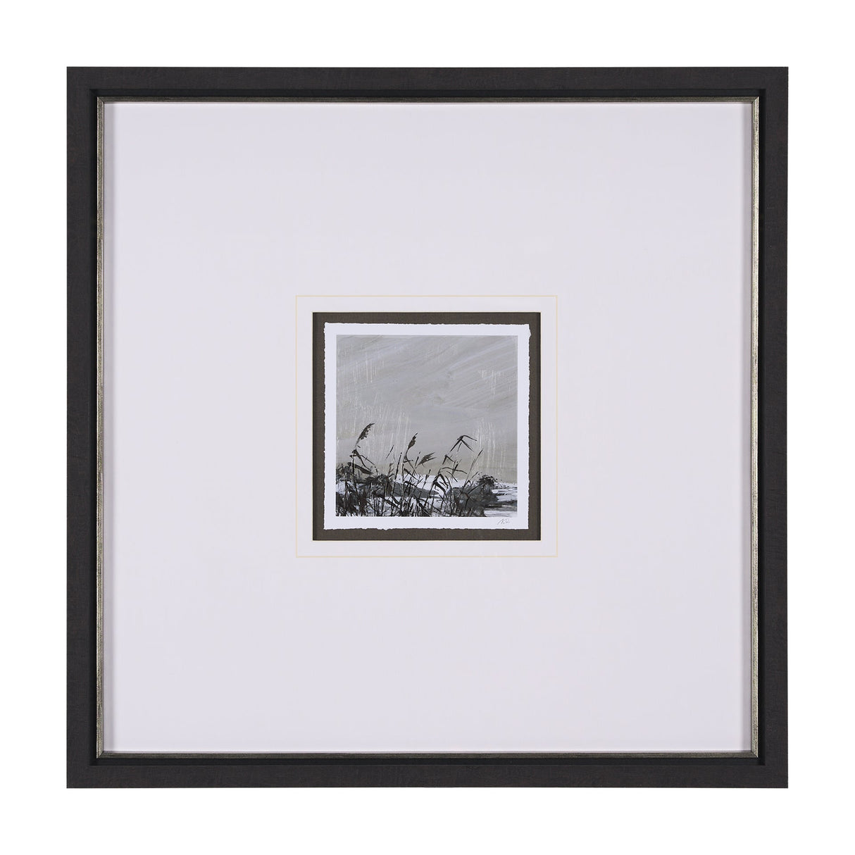 Winter Day V by Mercana Studio a Hand Embellished Textured Framed Art Print Matted under Glass by Mercana at Eve Furniture