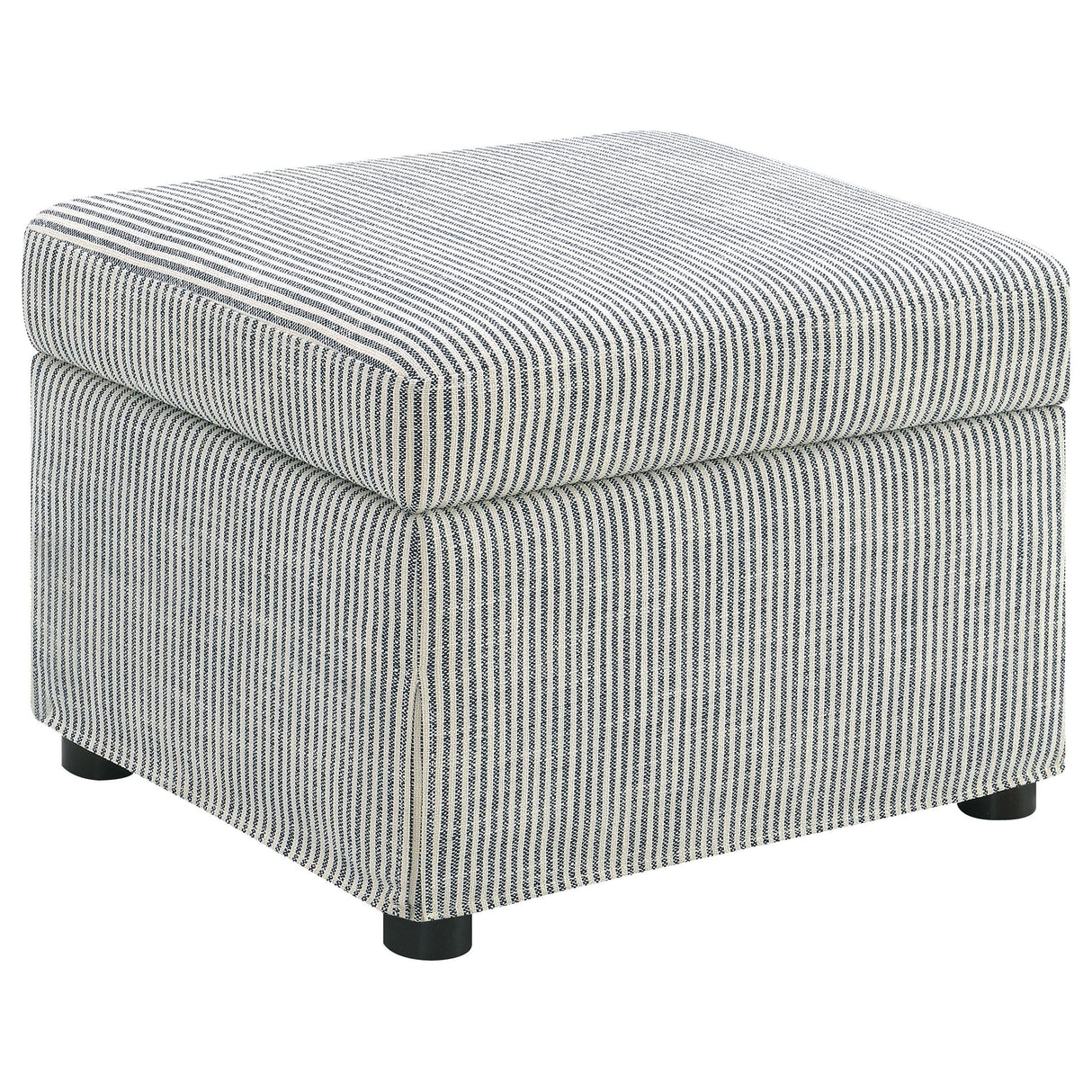Winter Gray Upholstered Hydraulic Lift Top Storage Ottoman by Coaster at Eve Furniture
