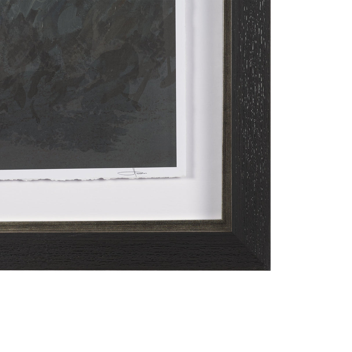 Winter Sky by Mercana Studio Hand Embelished Framed Artwork Matted under Glass by Mercana at Eve Furniture