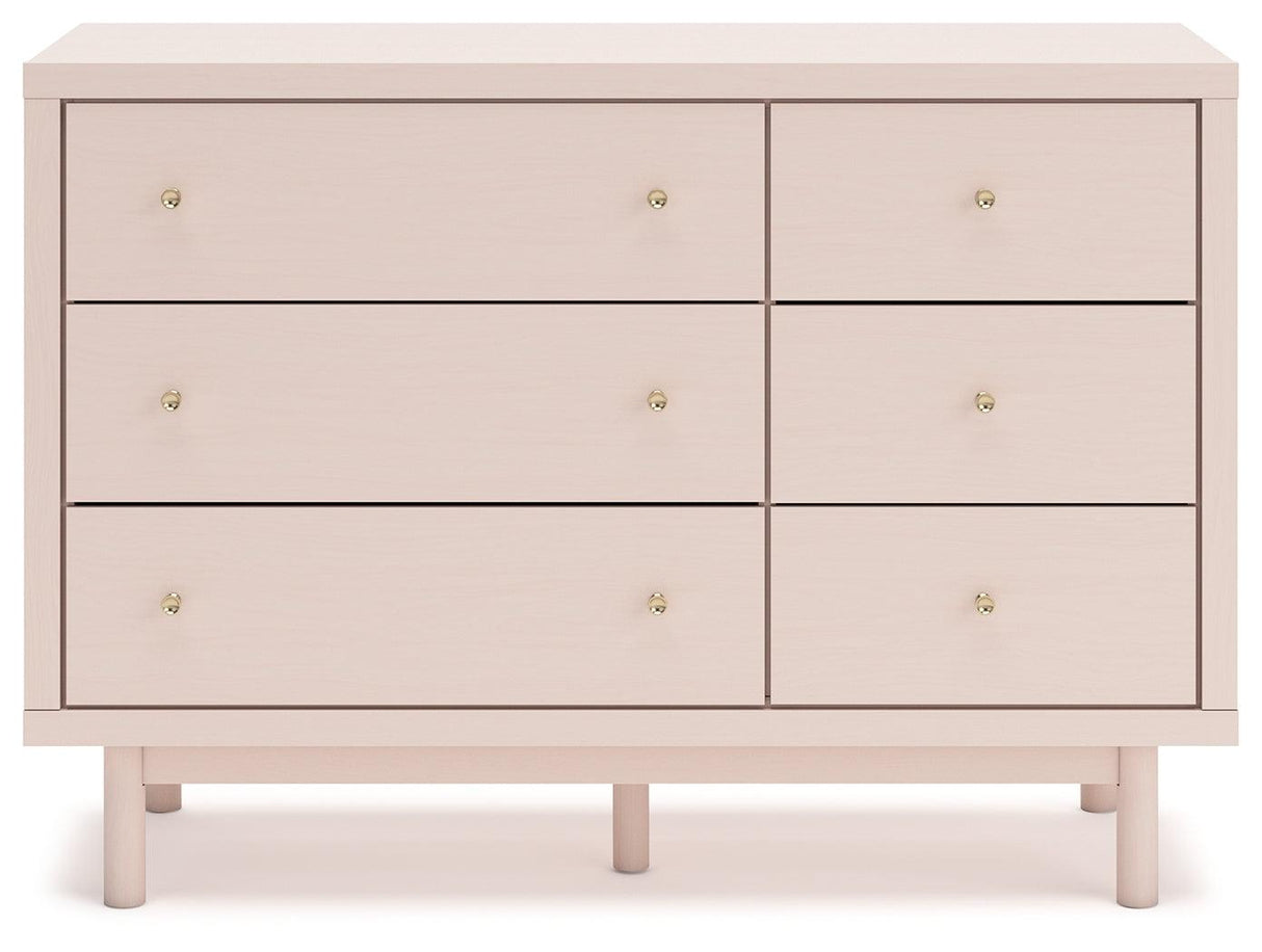 Wistenpine Blush Dresser by Ashley at Eve Furniture