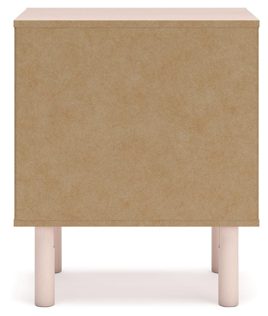 Wistenpine Blush Nightstand by Ashley at Eve Furniture