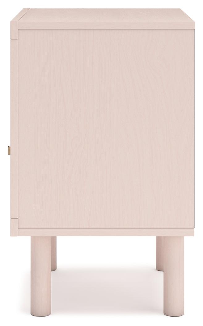 Wistenpine Blush Nightstand by Ashley at Eve Furniture
