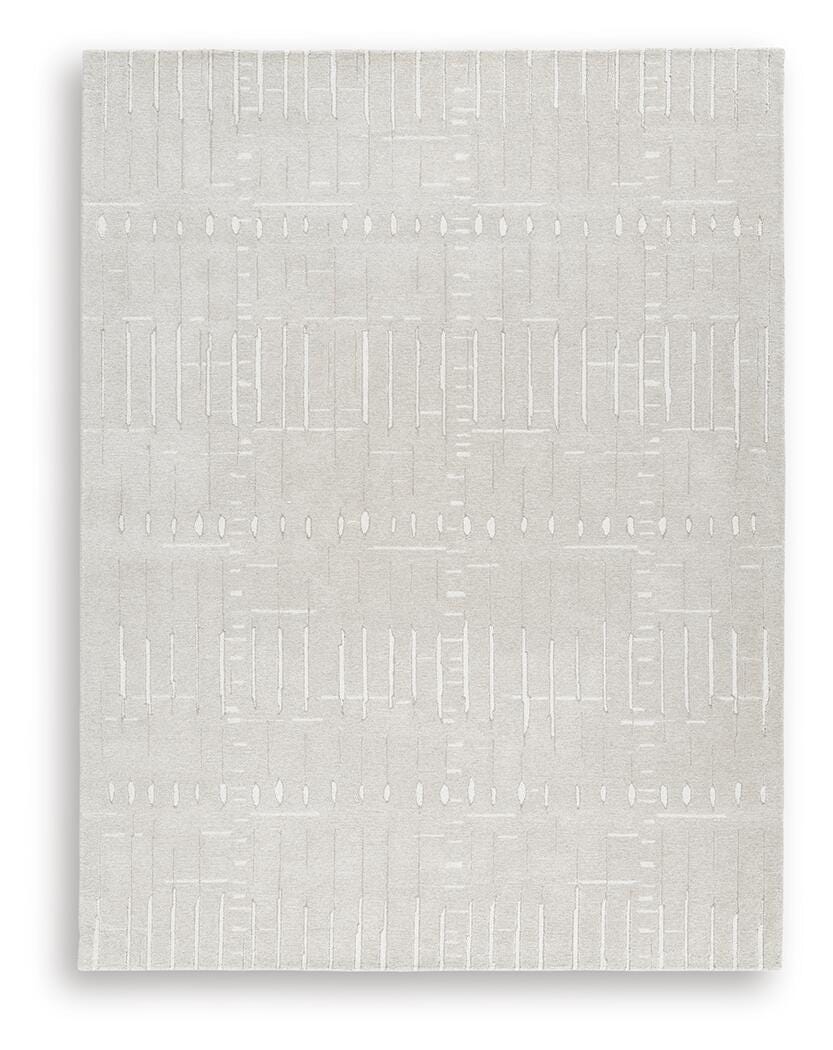 Wolbert Tan/Ivory Large Rug by Ashley at Eve Furniture