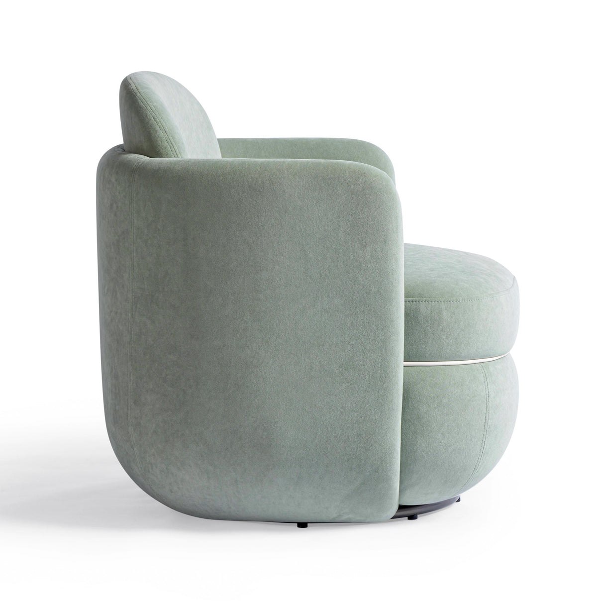 Wolfie Velvet Swivel Chair by TOV Furniture at Eve Furniture