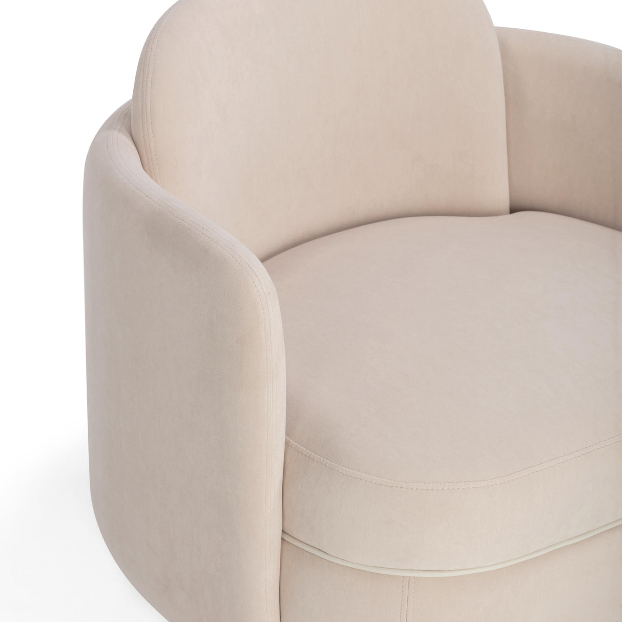 Wolfie Velvet Swivel Chair by TOV Furniture at Eve Furniture