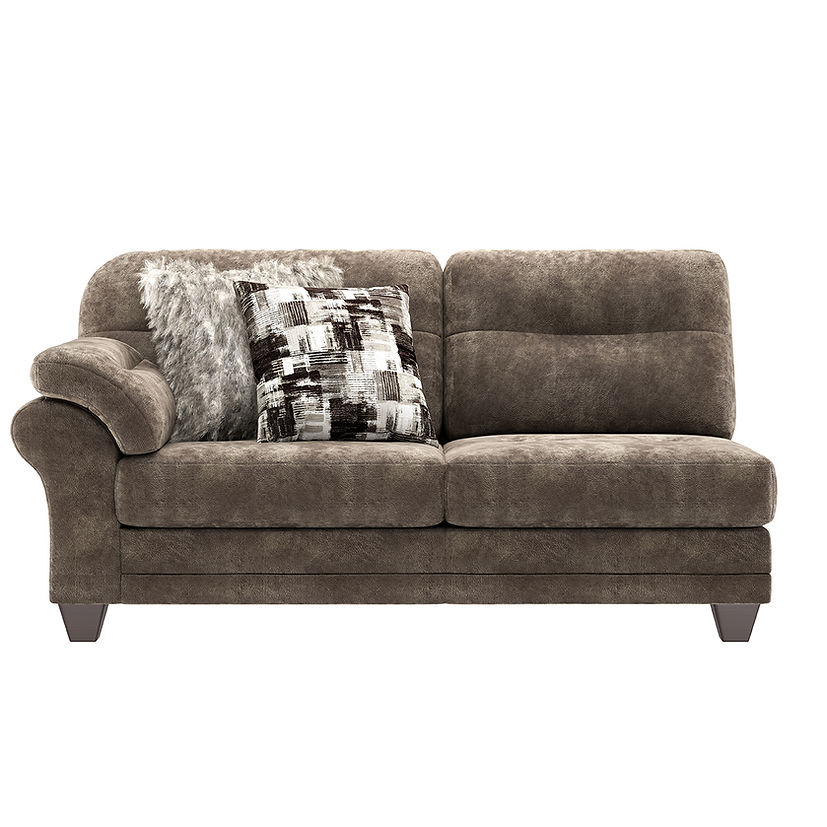 Wonderland Cola Brown 6-Piece RAF Sectional by New Era Innovations at Eve Furniture