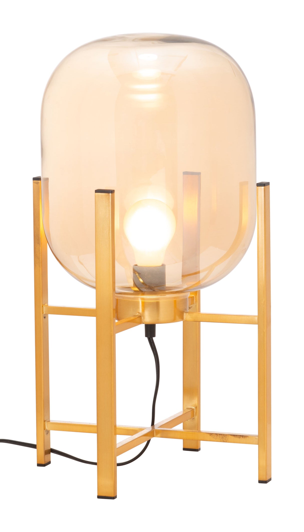 Wonderwall Gold Table Lamp by Zuomod at Eve Furniture